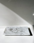 Tabla Mármol Carrara Rectangular