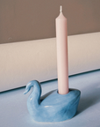Candelabro Cisne Holly Jolley - Celeste