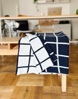 Manta Cerio 06 Azul Marino y Blanco