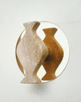Perchero Alma + Bronce Travertino