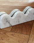 Set Espejo Arco + Base Mármol Olas