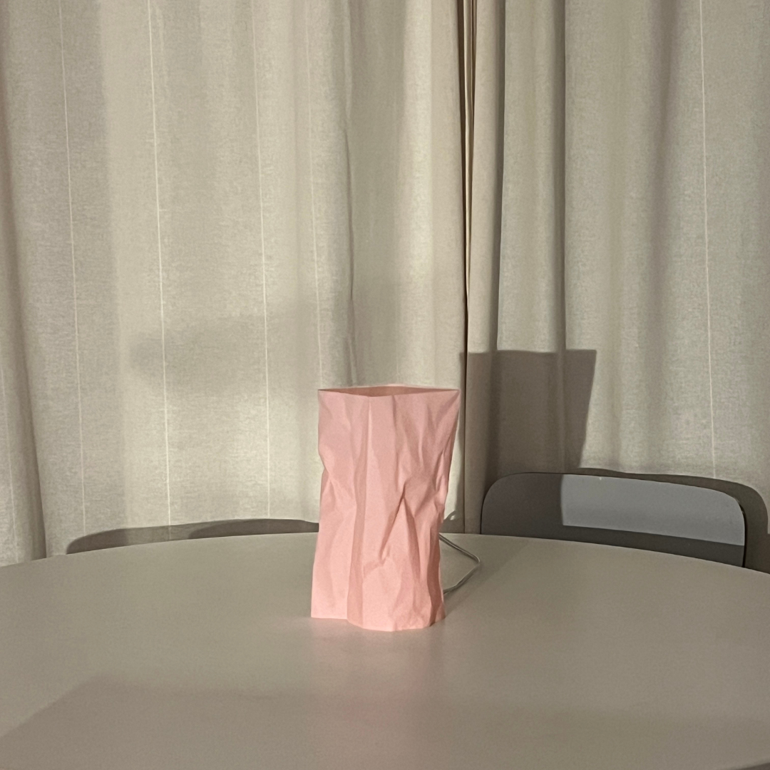 Lámpara Saquito Rosa
