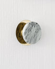 Perchero  Mármol Carrara + Bronce