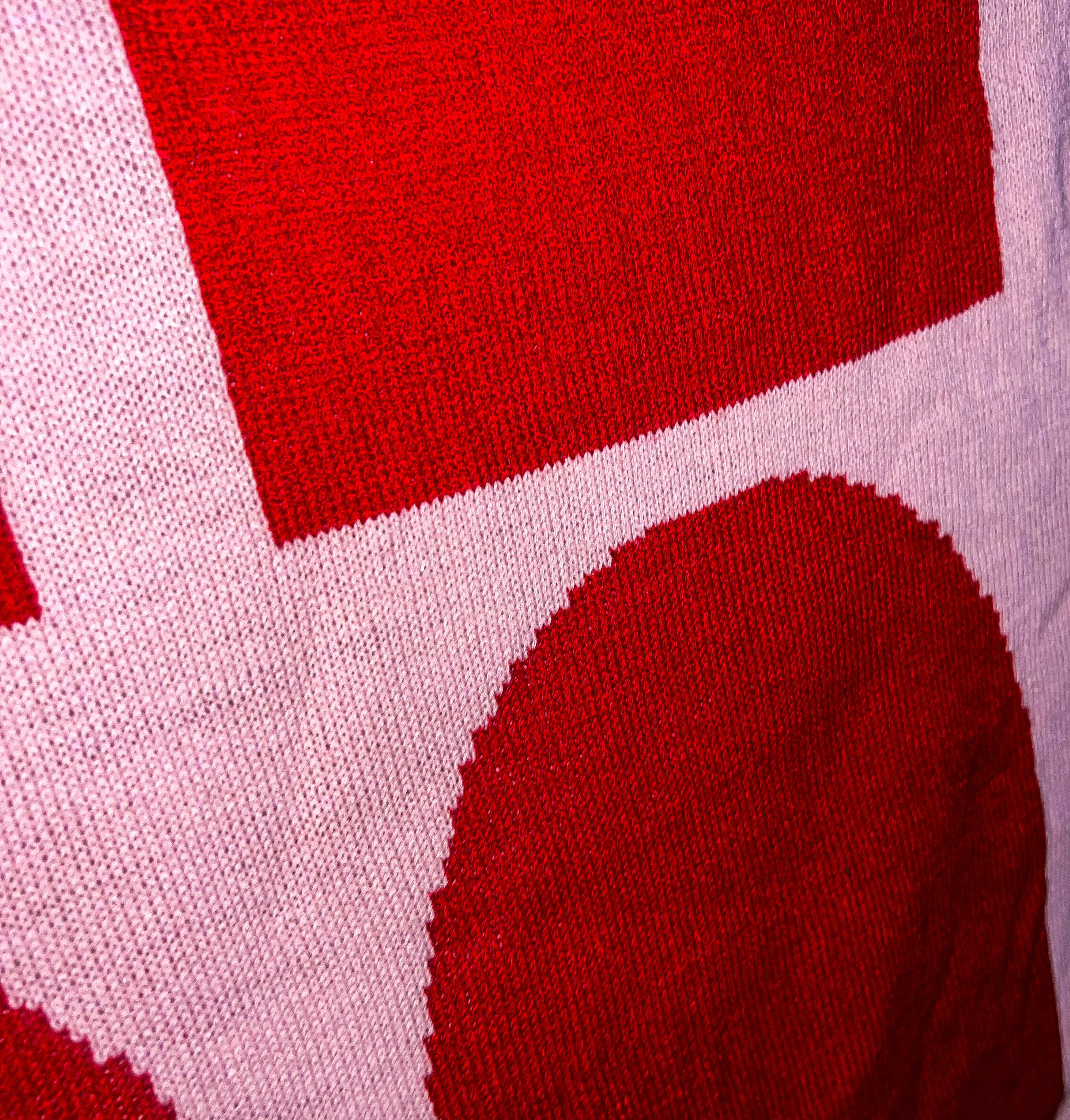 Manta Cerio Arcos Rojo Italiano y Palo Rosa