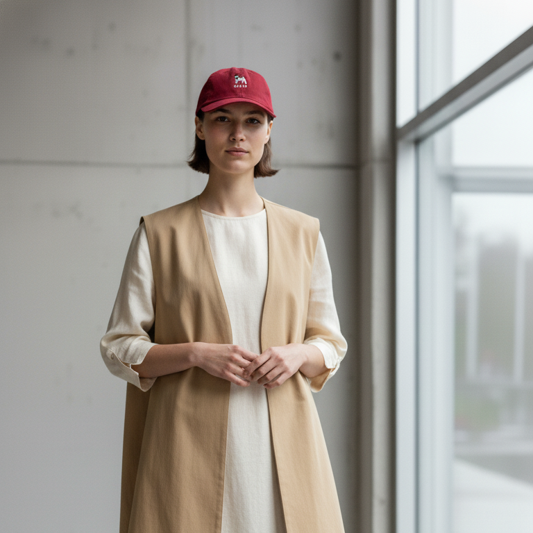 Gorra Nina Burdeo