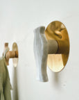 Perchero Hidria + Bronce Carrara