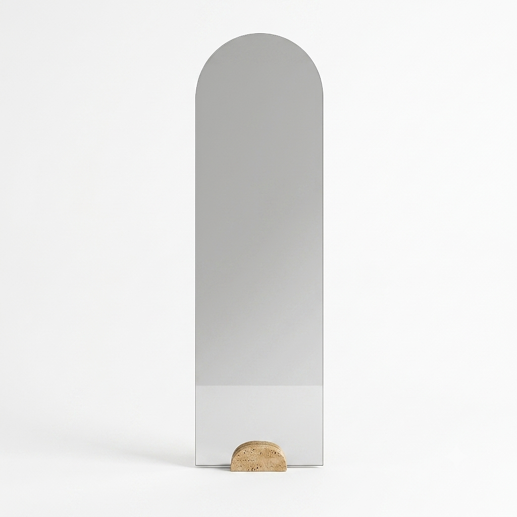 Set Espejo Arco 55 x 161 cms + Base Mármol Marea · GRATIS Base Mármol